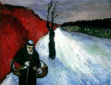 Expressionism Painting - old man Marianne von Werefkin Expressionism